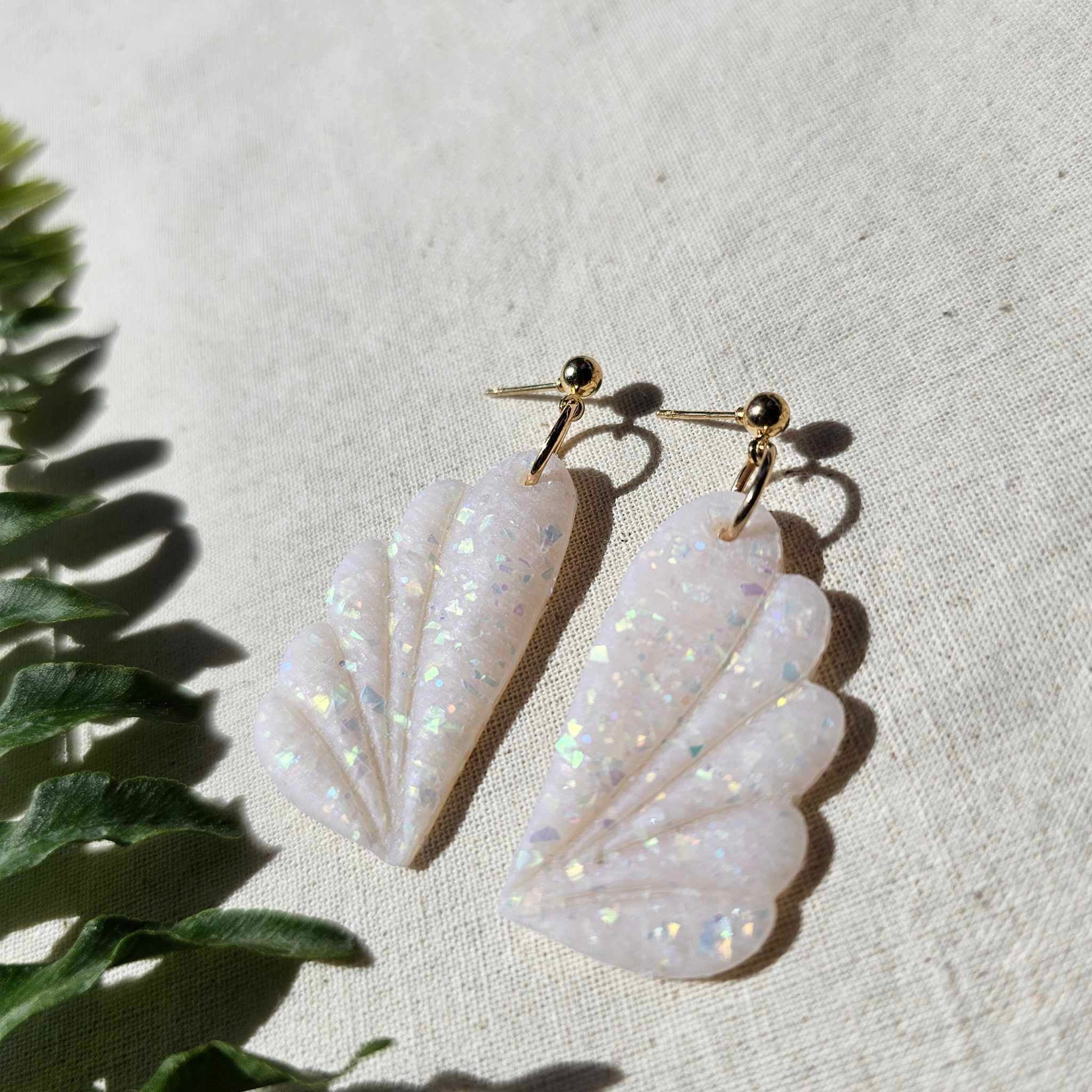 Opalescent earrings discount